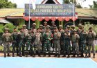 Commander Officer 11 RAMD Tentara Diraja Malaysia Laksanakan Kunjungan ke Makotis Gabma Entikong Satgas Pamtas RI–Malaysia Yonarhanud 1/PBC/1 Kostrad