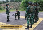 Satgas Pamtas RI–Malaysia Yonarhanud 1 Kostrad Laksanakan Latihan Penyegaran di Jajaran Pos
